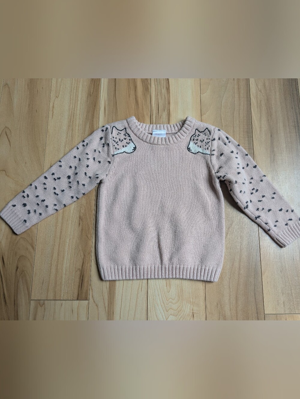 Hanna Andersson Cheetah Pink Sweater 2T